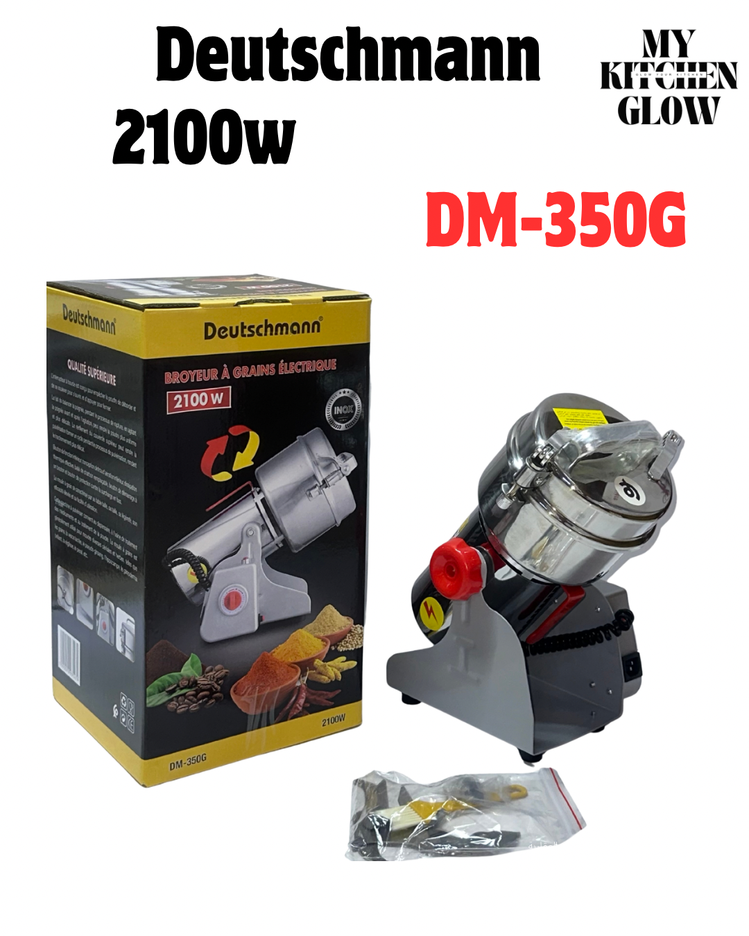 مطحنة كهربائية Deutschmann 2100W – DM-350G