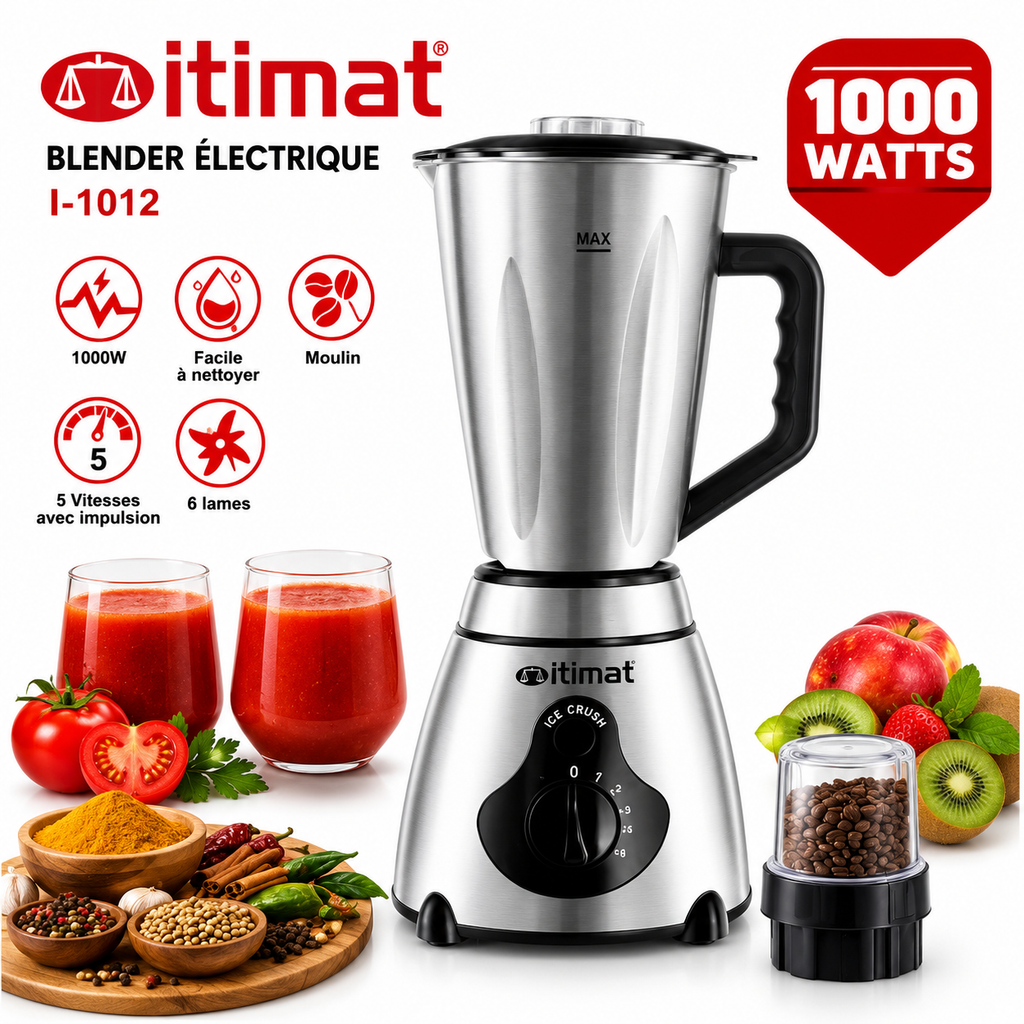 Blender Électrique Itimat – 1000W