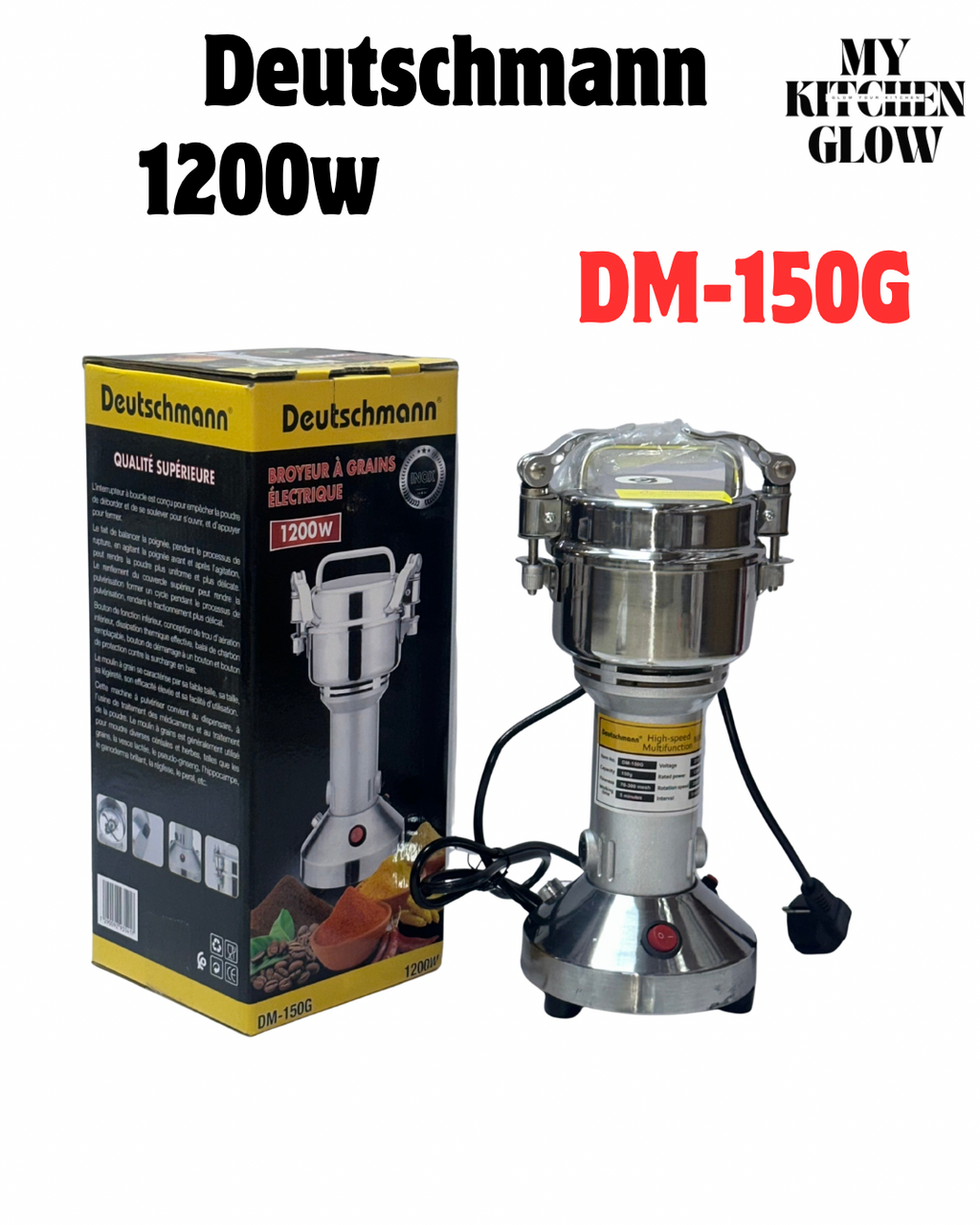 مطحنة كهربائية Deutschmann 1200W– DM-150G