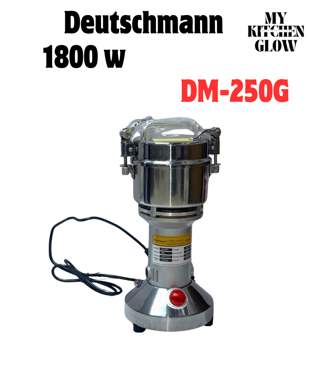 مطحنة كهربائية Deutschmann 1800W– DM-250G