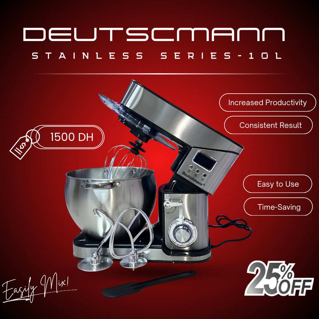 عجانة Deutschmann Stainless 10L