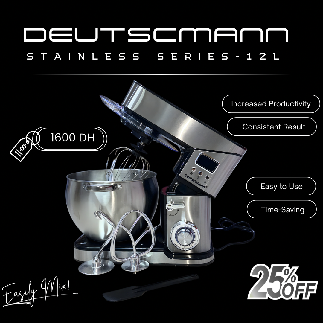 عجانة Deutschmann Stainless 12L