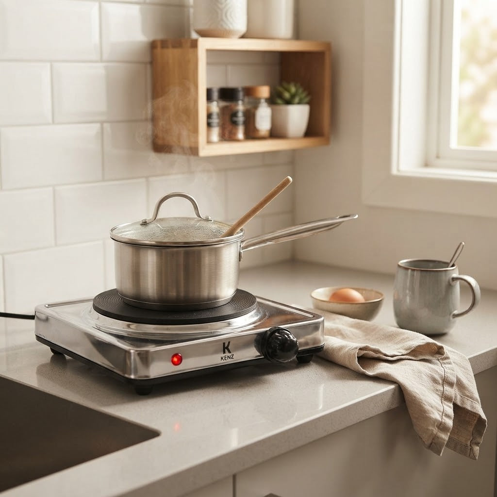 KENZ FR-2817 – Réchaud électrique en inox