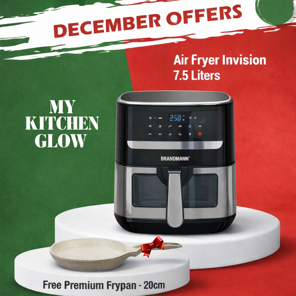 🏆 عرض كأس إفريقيا – Air Fryer Invision 7.5 لتر + مقلاة هدية 🎁