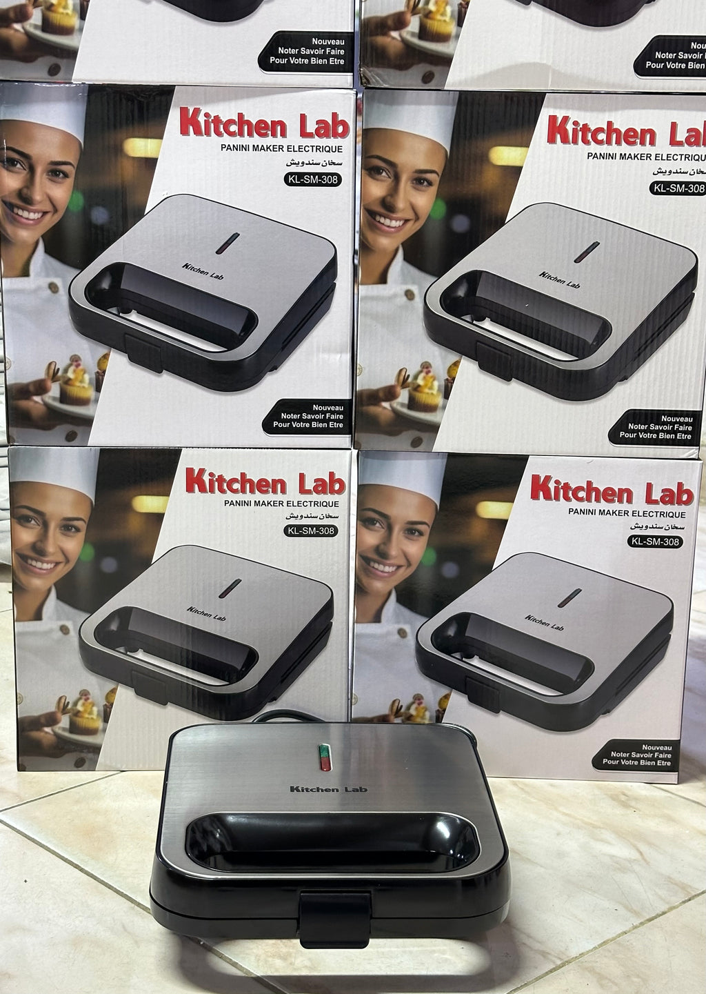 ⚡ ماكينة بانيني KITCHEN LAB (KL-SM-308) ⚡