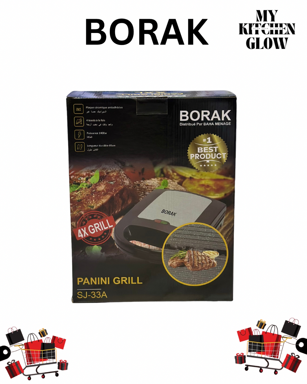 PANINI MAKER BORAK - Model SJ-33A