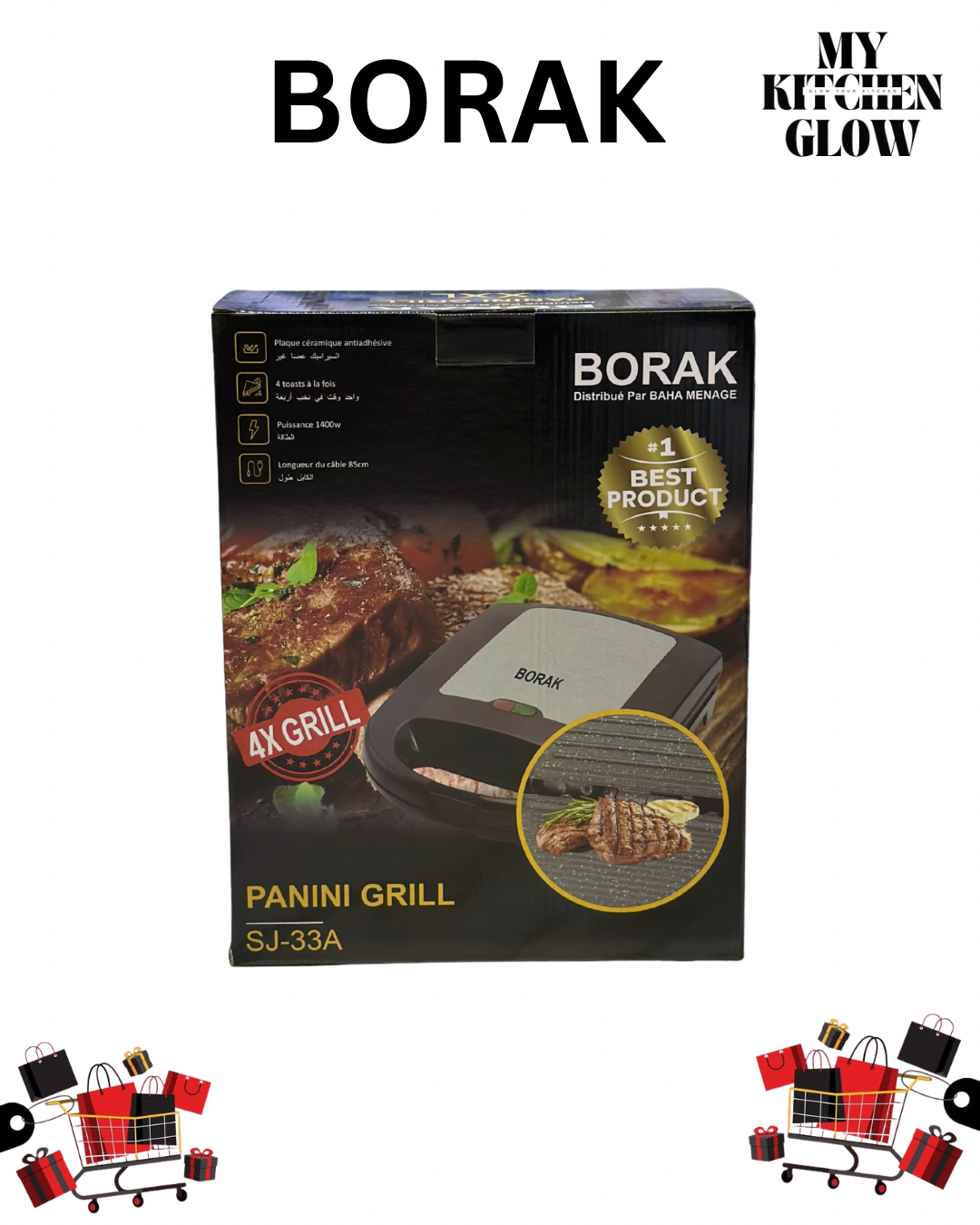 PANINI MAKER BORAK - Model SJ-33A