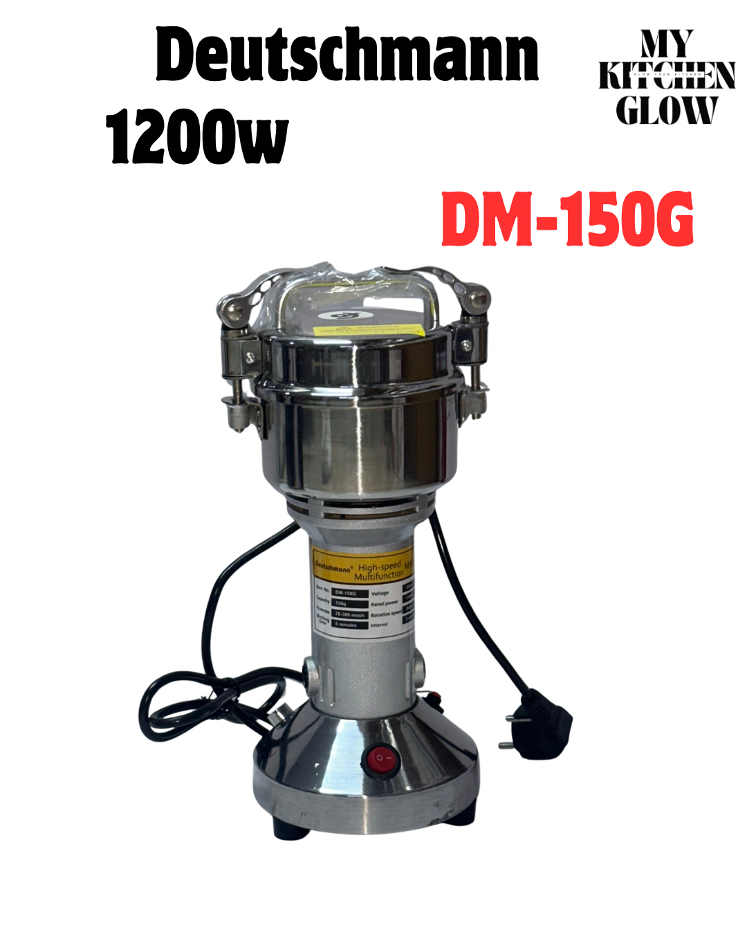 مطحنة كهربائية Deutschmann 1200W– DM-150G