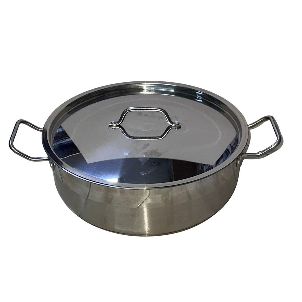 Faitout Bas Premium en Inox – Kitchen Lab (32x11 cm)